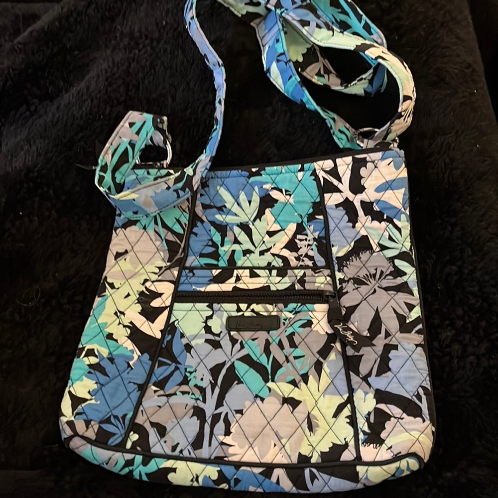 Vera Bradley Hipster. Gently used.  Tropical Floral Teal crossbody